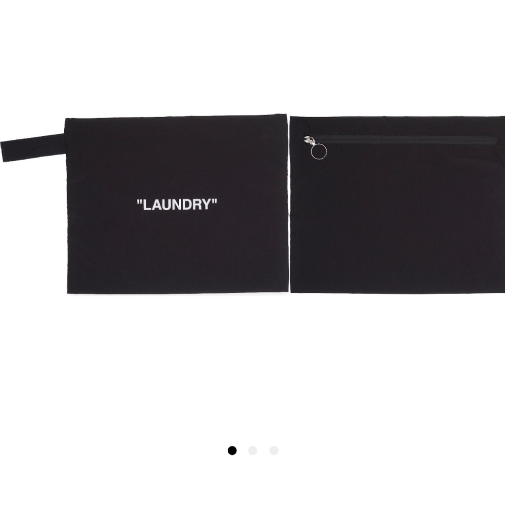 Off-White Laundry Storage Pouch